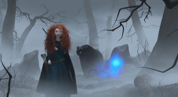 Pixar Brave Merida, Bear and Wisp